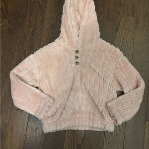 Speechless Pink Fuzzy Kids Jacket